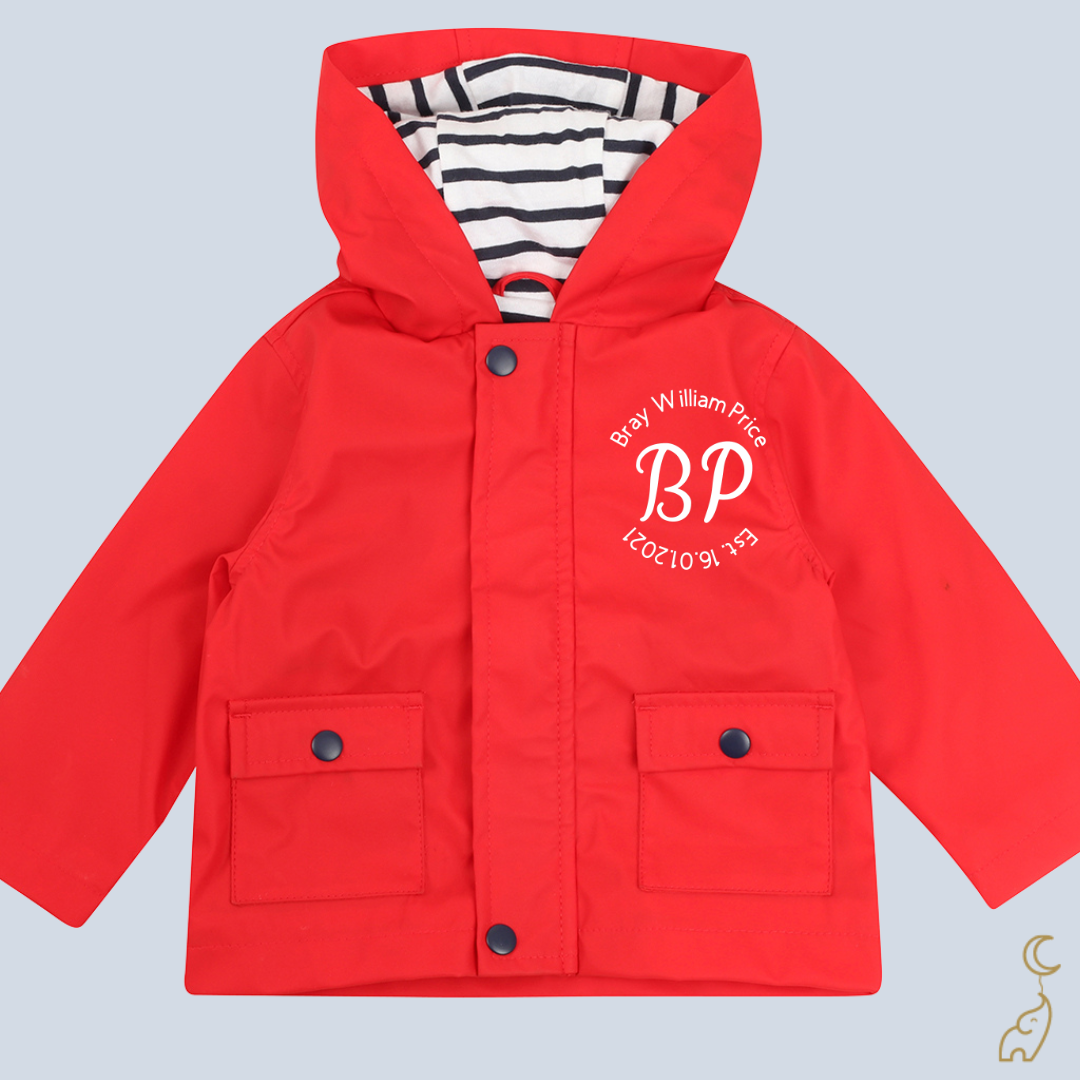 Personalised sales waterproof jacket